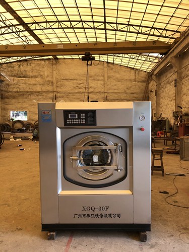 工業(yè)用洗衣機50kg價格，酒店洗衣房專用工業(yè)用洗衣機50kg清洗案例